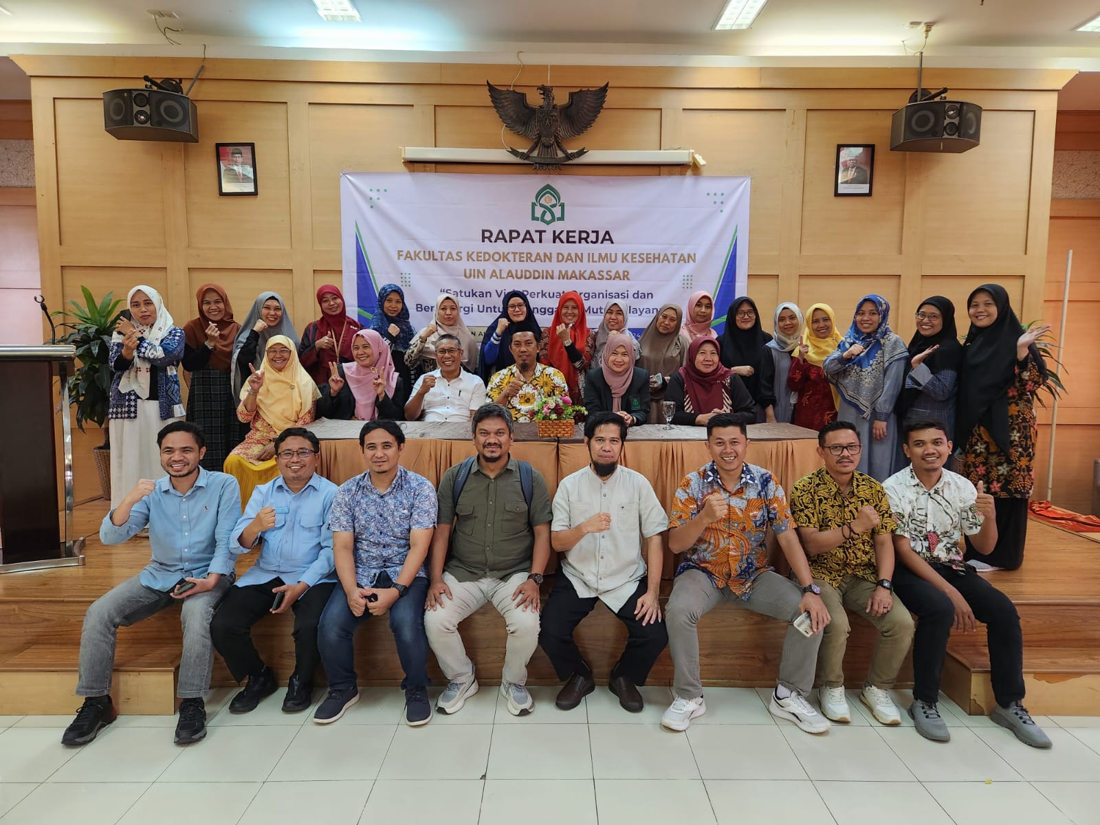 Rapat Kerja FKIK UIN Alauddin Makassar, Satukan Visi, Perkuat Organisasi dan Bersinergi untuk Menggapai Mutu Pelayanan