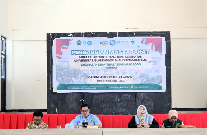 FKIK UIN Alauddin Makassar Gelar Pengabdian kepada Masyarakat di MAN Insan Cendekia Gowa