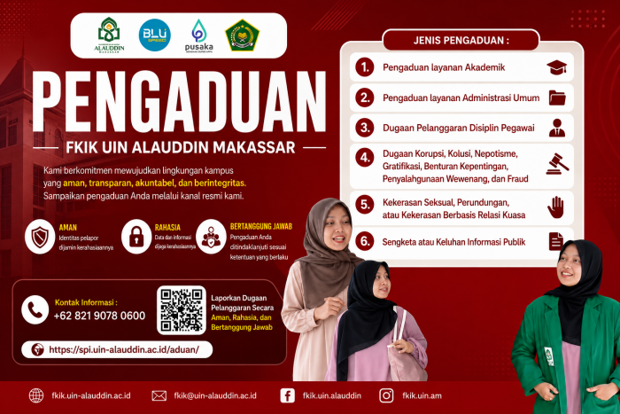 FKIK UIN Alauddin Perkuat Layanan Pengaduan, Wujudkan Lingkungan Kampus yang Aman dan Transparan